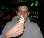 The best food was the free ice cream.  Bryan liked it alot.