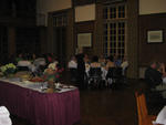 Our rehearsal dinner in the library!