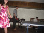Yes, a perfect transition from our reception to ping pong in the basement.