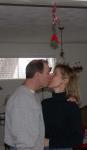 Mom and Dad kissing....disgusting.