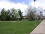 Towards the football field where I watched one game my whole time at WIU.