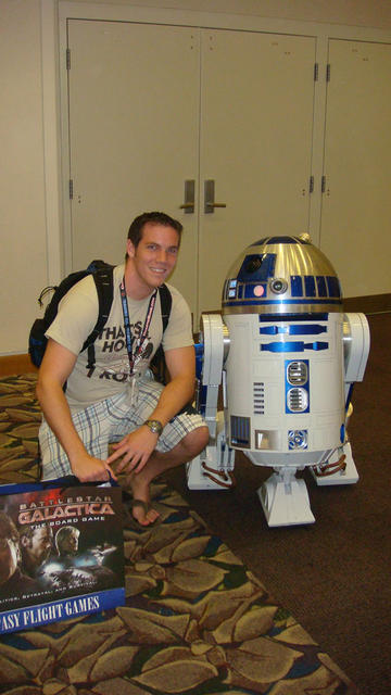 Neil and R2-D2.