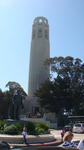 Coit Tower - Highest point in San Francisco.