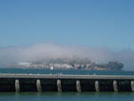 The fog ate Alcatraz.