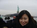 Helen and the Statue of Liberty!  Two most beautiful ladies in NYC!