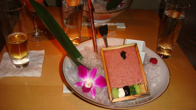 A tuna tartar at Morimoto's.  One of my favorites.