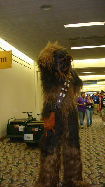 Chewie!  He was like 9 feet tall.