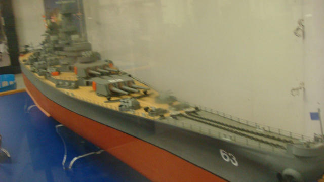 Model of the ship.