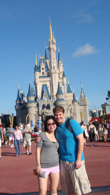 Here we are at the Magic Kingdom.