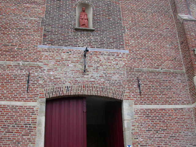 Front entrance of the church.