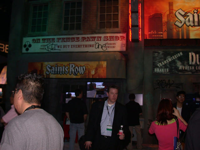 We were supposed to get the hookup from Volition at the Saint's Row booth but it didn't work out.
