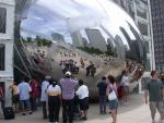 More people at what Chris calls, "The Giant Bean".