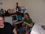 Brian at a CS LAN in my room.  (October 30, 2004)